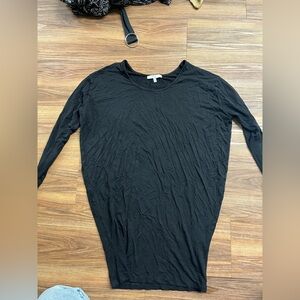 Classic Black Long Sleeve Women's Top
